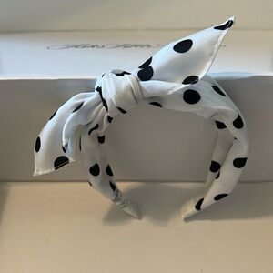 Black/ White Polka Dots Fabric headbands brand NEW